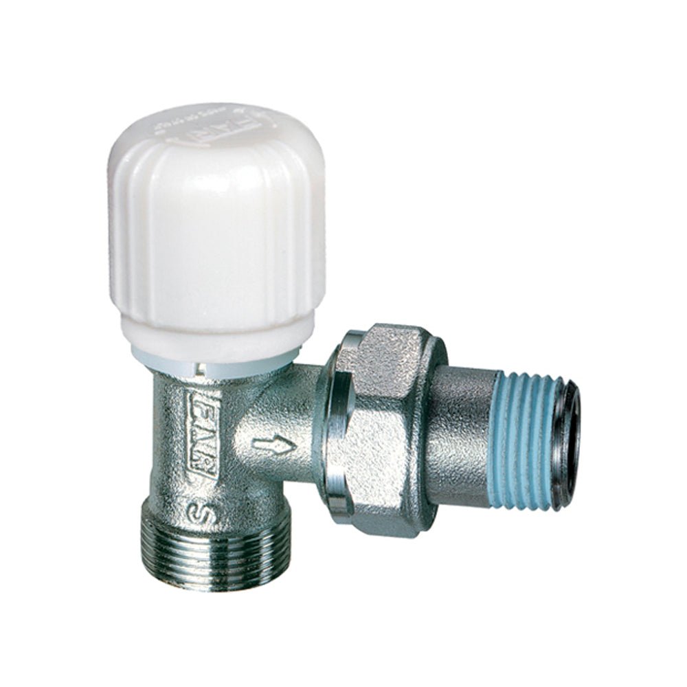Valvola a squadra termostatizzabile per tubo rame, platica e multistrato FAR 3/8" - 24x19 - HD casa