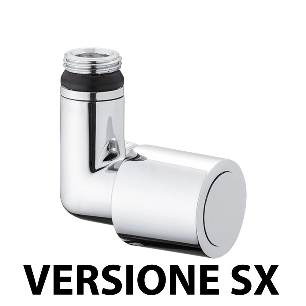 Valvola ad angolo SX termostatica Dafne cromo 1/2" - 24x1,5 — ICMA - HD casa