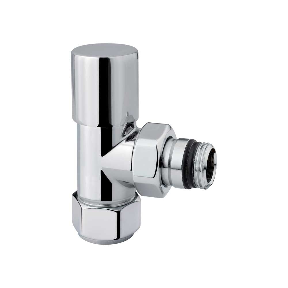 Valvola d'arredo a squadra high STYLE" cromo 1/2" - 24x19 — Arteclima - HD casa