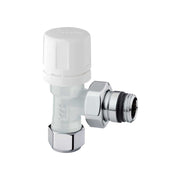 Valvola d'arredo a squadro termostatizzabile bianco Arteclima 3/8" - 24x19 - HD casa