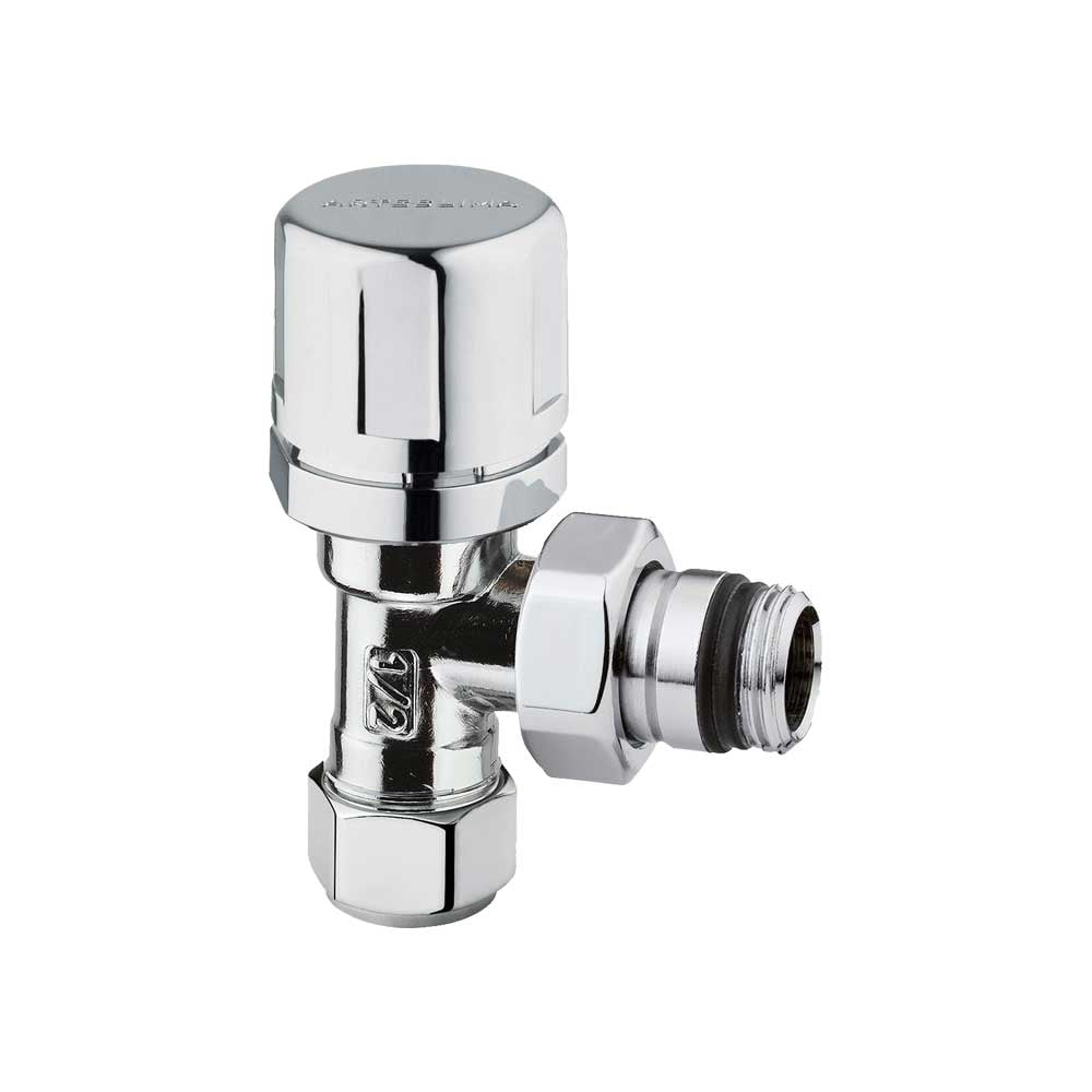 Valvola d'arredo a squadro termostatizzabile cromo Arteclima 3/8" - 24x19 - HD casa