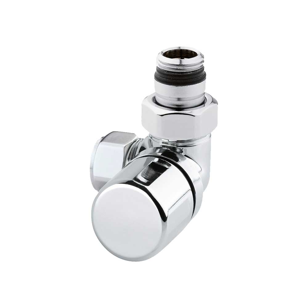 Valvola d'arredo ad angolo DX termostatizzabile cromo Arteclima 1/2" - 24x19 - HD casa