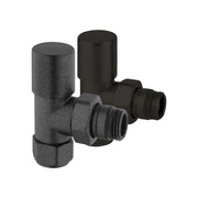 Valvola d'arredo termostatizzabile a squadra high style BLACK" nero opaco 1/2" - 24x19 — Arteclima - HD casa
