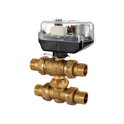 Valvola di zona a sfera motorizzata 4 vie con servocomando e rele ICMA 3/4" m - 230V - HD casa