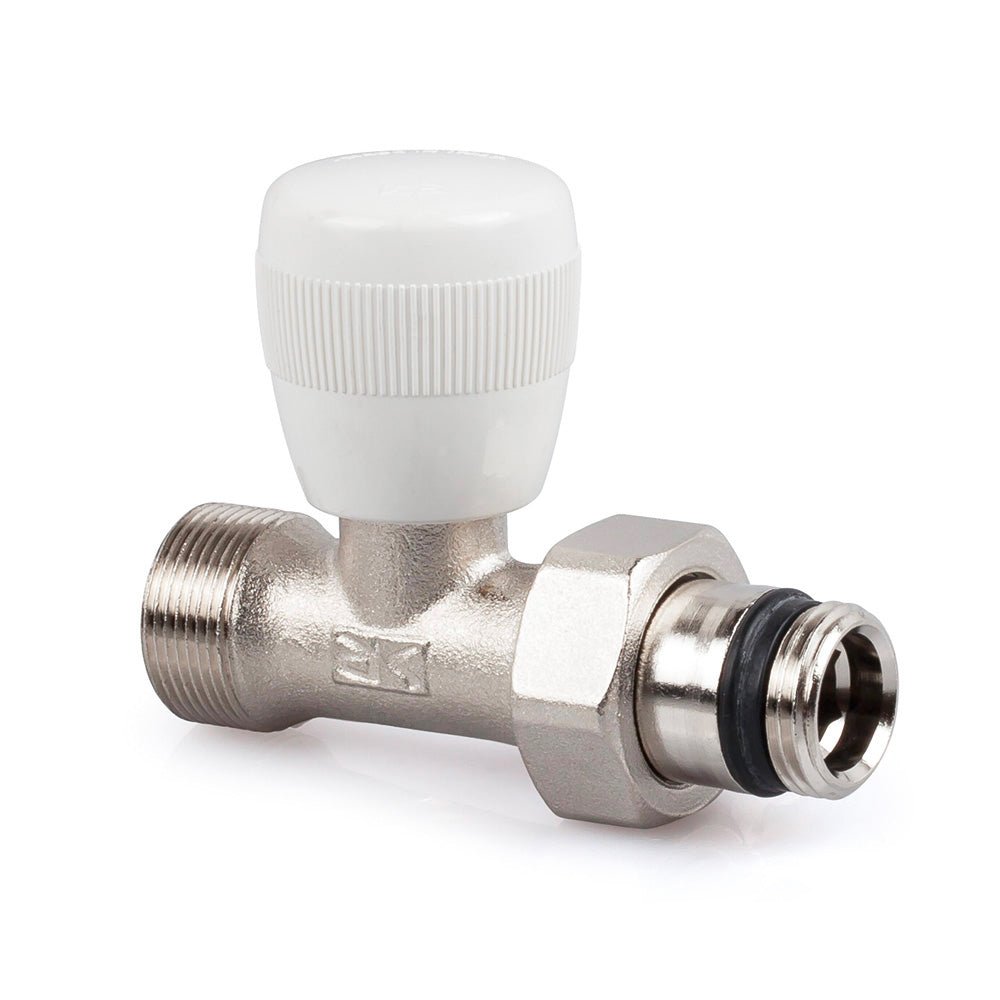 Valvola diritta attacco per tubo rame e multistrato serie UNIVERSAL" 1/2" x passo 1/2" — SR - HD casa