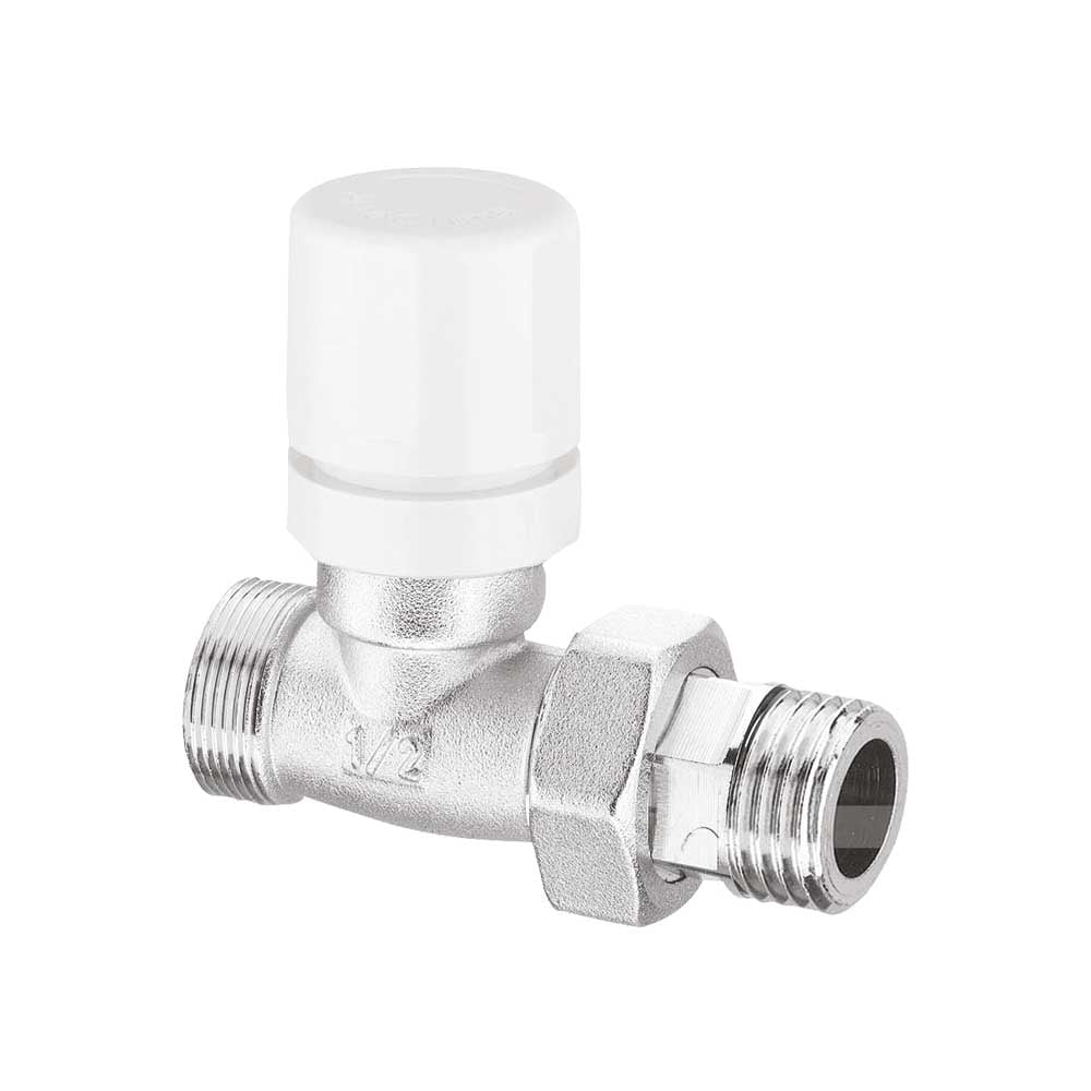 Valvola diritta termostatizzabile Arteclima 1/2"-1/2" attacco ferro - HD casa