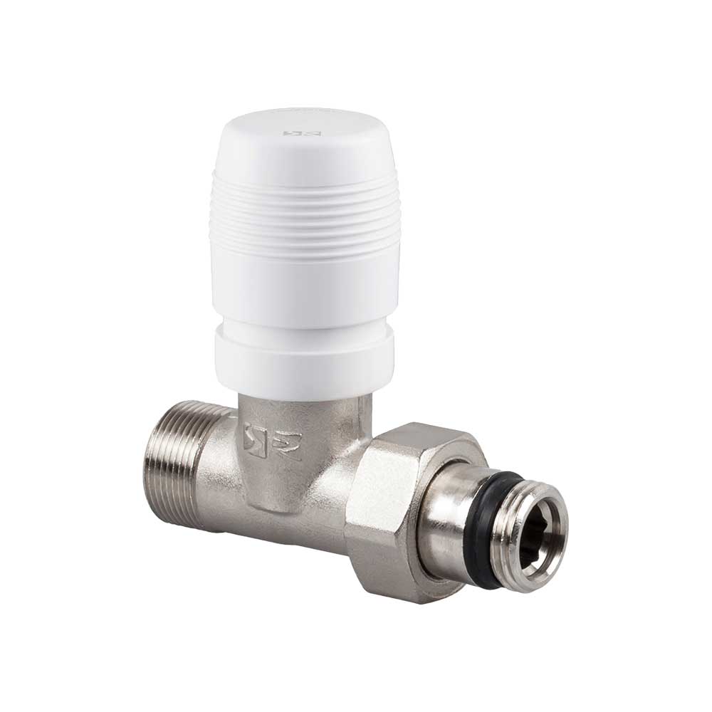 Valvola diritta termostatizzabile attacco per tubo rame e multistrato serie ITALIA" 3/8" x 1/2" — SR - HD casa