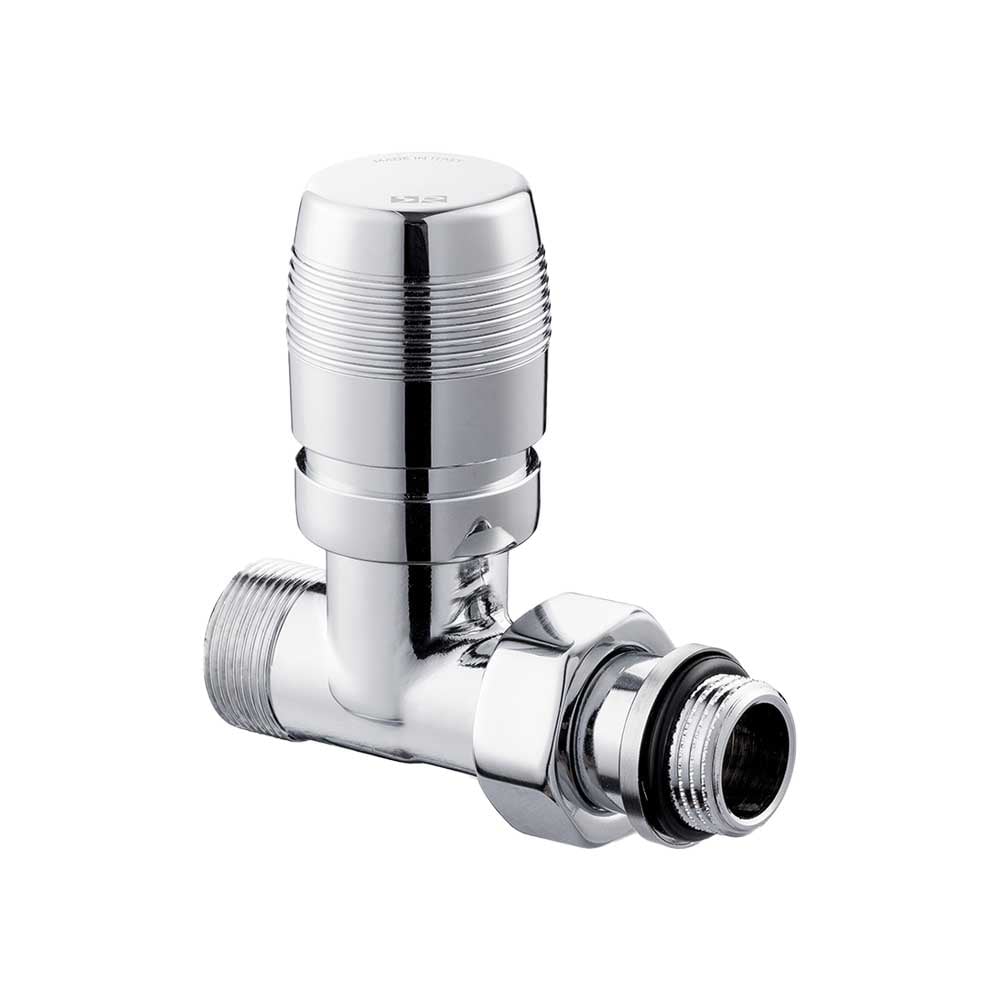 Valvola diritta termostatizzabile attacco rame e multistrato serie PLANET" cromo 1/2" - 24x19 — SR - HD casa
