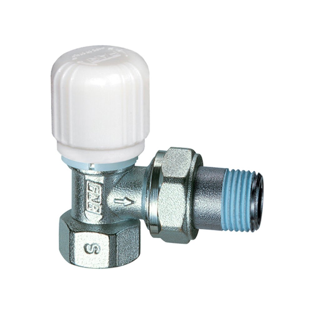 Valvola termostatizzabile a squadra attacco ferro FAR 3/8" x 3/8" - HD casa