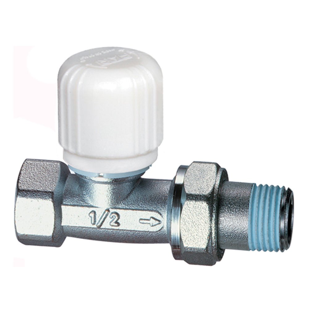 Valvola termostatizzabile diritta attacco ferro FAR 1/2" - 1/2" - HD casa