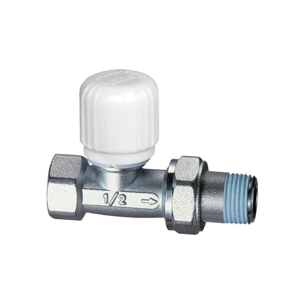 Valvola termostatizzabile diritta attacco ferro FAR 3/8" - 3/8" - HD casa