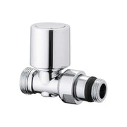 Valvola termostatizzabile diritta attacco rame, multistrato e PE-X Aida cromo 1/2" - 24x1,5 — ICMA - HD casa