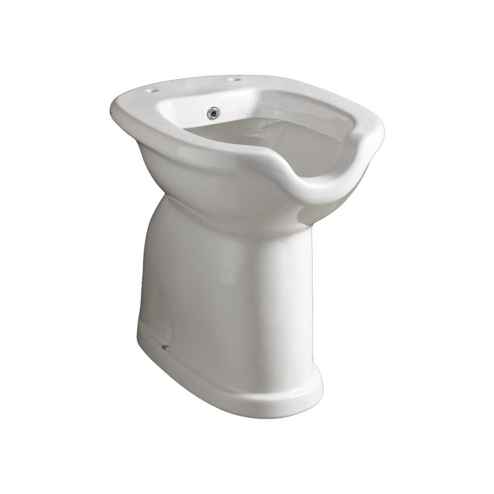 Vaso-bidet per disabile aperto H.50 scarico a terra - HD casa