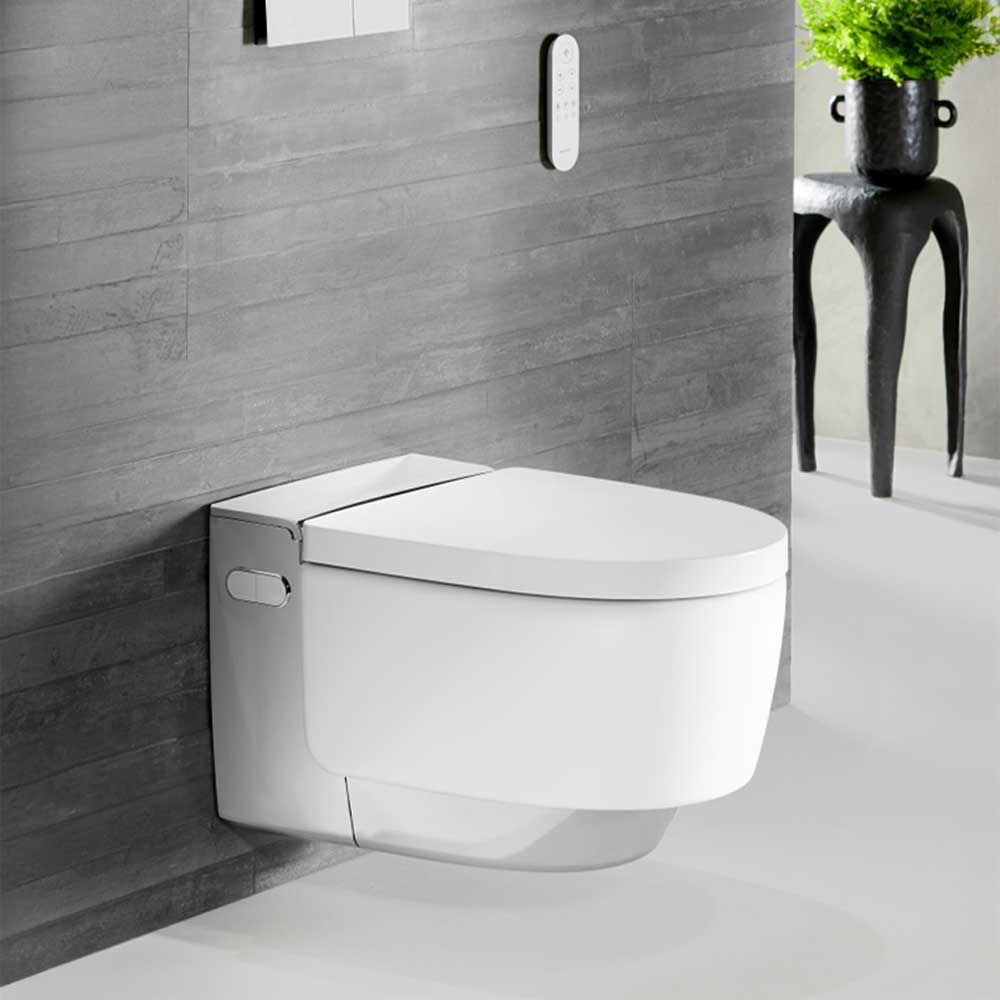 Vaso bidet sospeso aquaclean mera CLASSIC" cromato — Geberit - HD casa