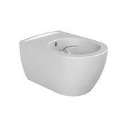 Vaso-bidet sospeso serie ONE" rimfree bianco — Mood Ceramic - HD casa