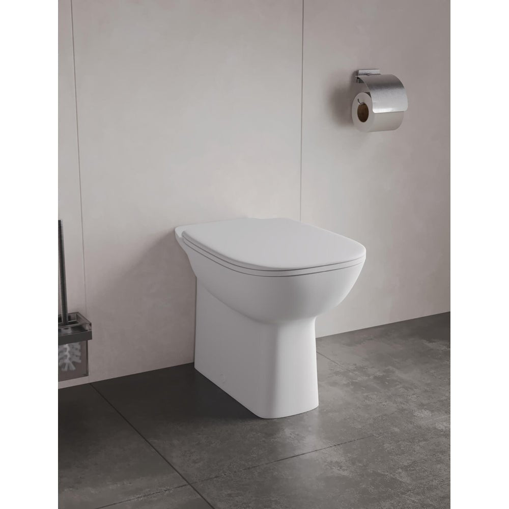 Vaso filo parete D-code scarico universale 35x56 — Duravit - HD casa