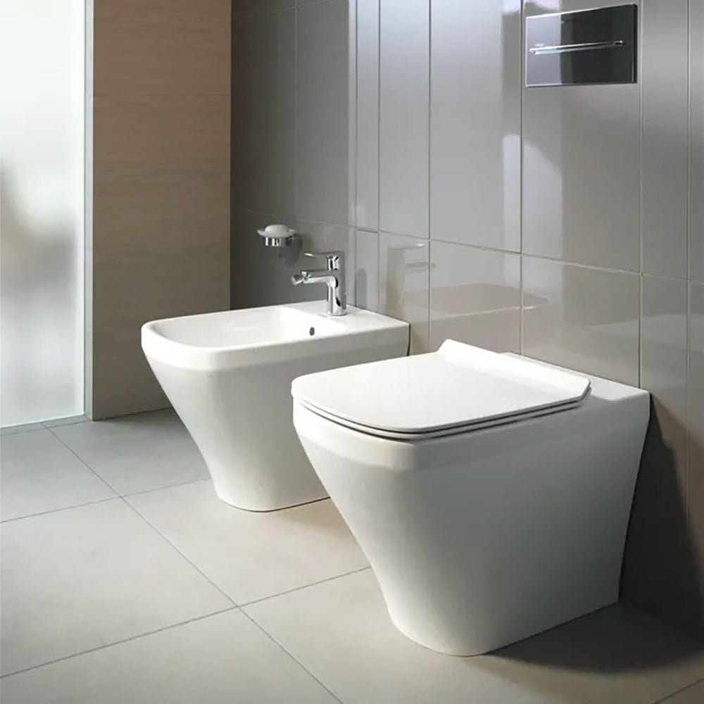 Vaso filo parete Durastyle scarico universale 37x57 — Duravit - HD casa