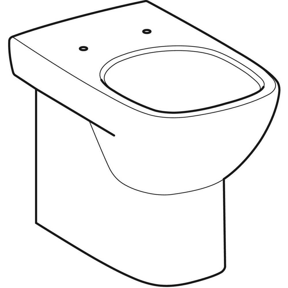 Vaso filo parete Fantasia scarico universale — Geberit - HD casa