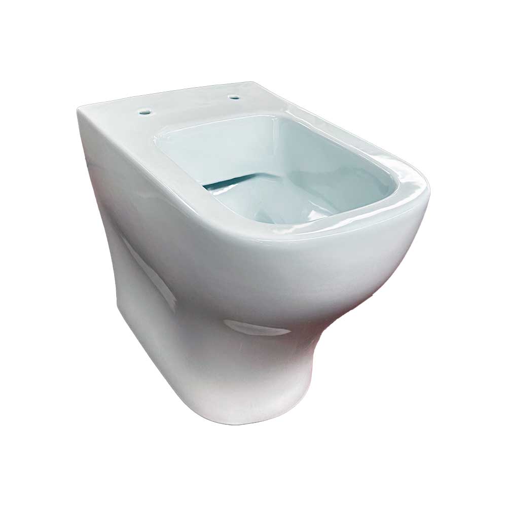 Vaso filo parete loft SQUARE" rimfree scarico universale — Mood Ceramic - HD casa