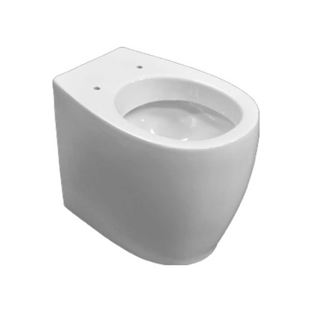 Vaso filo parete Milan H.42 scarico universale — Mood Ceramic - HD casa