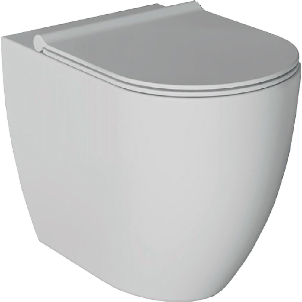 Vaso filo parete rimfree form SQUARE" scarico universale — Alice - HD casa