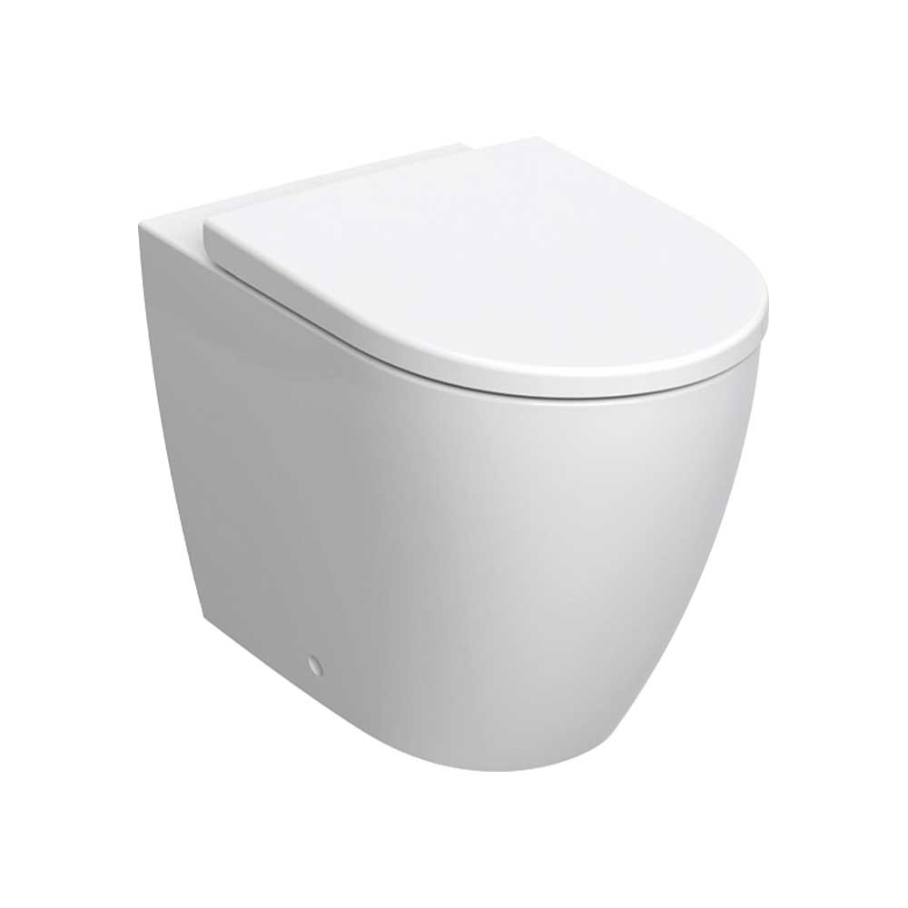 Vaso filo parete rimfree Icon con sedile chiusura rallentata — Geberit - HD casa