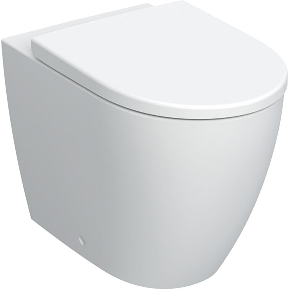 Vaso filo parete rimfree Icon con sedile chiusura rallentata — Geberit - HD casa