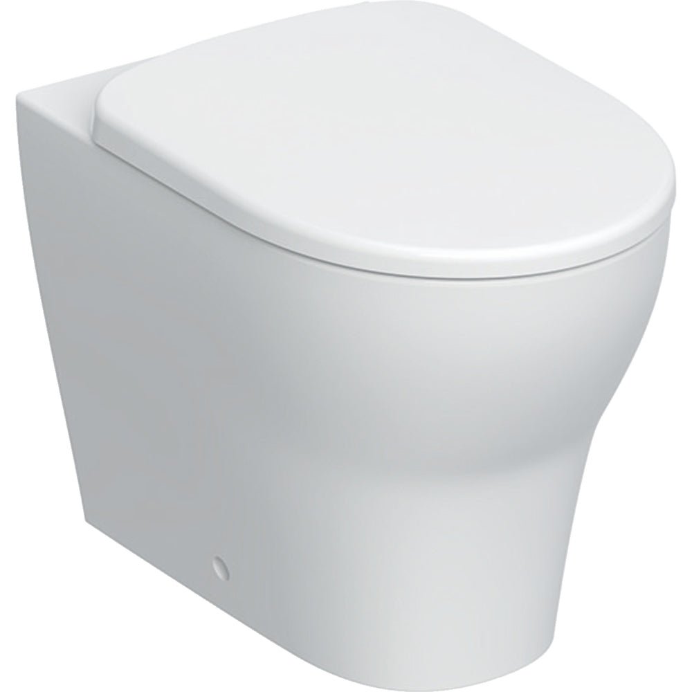 Vaso filo parete rimfree selnova PREMIUM" scarico universale con sedile chiusura normale — Geberit - HD casa