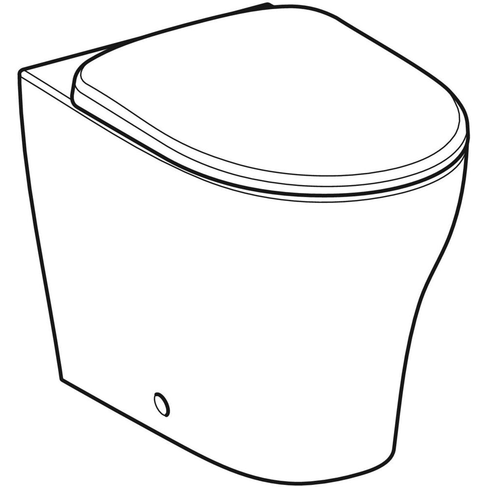 Vaso filo parete rimfree selnova PREMIUM" scarico universale con sedile chiusura rallentata — Geberit - HD casa