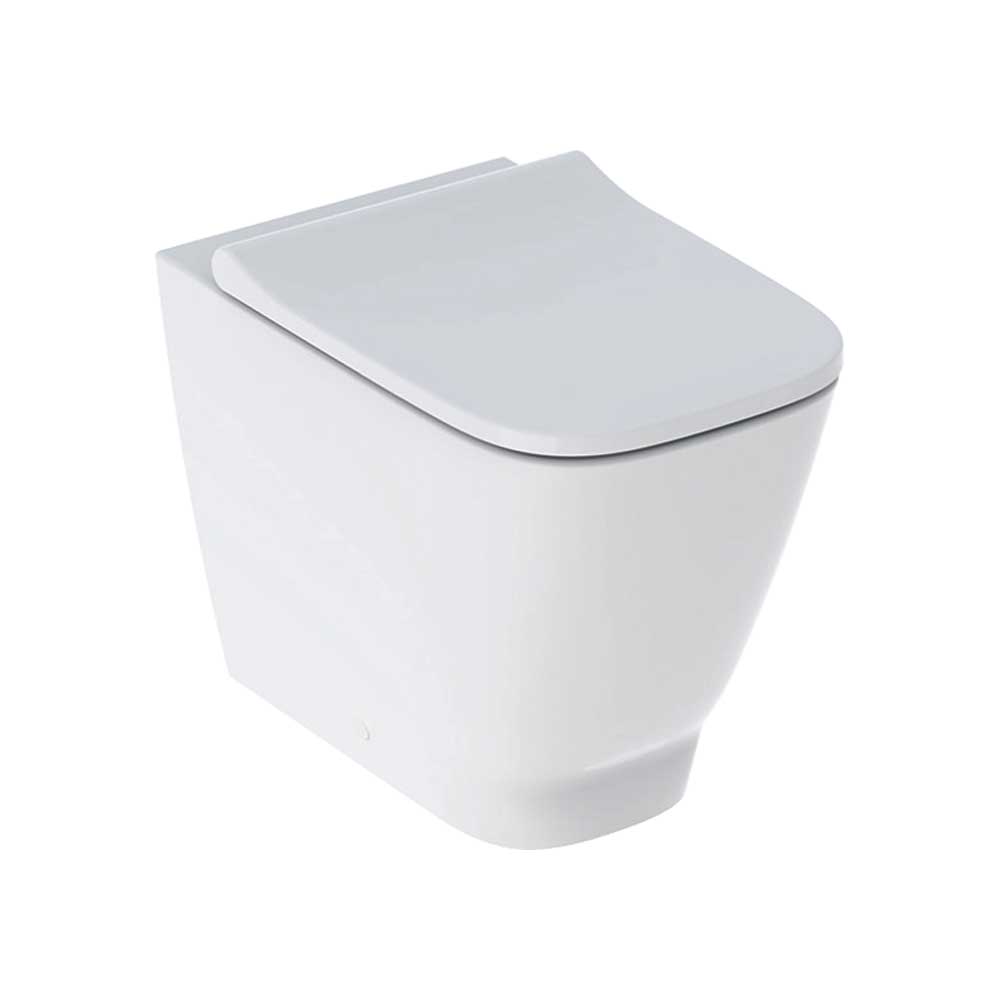 Vaso filo parete rimfree Smyle con sedile chiusura rallentata — Geberit - HD casa