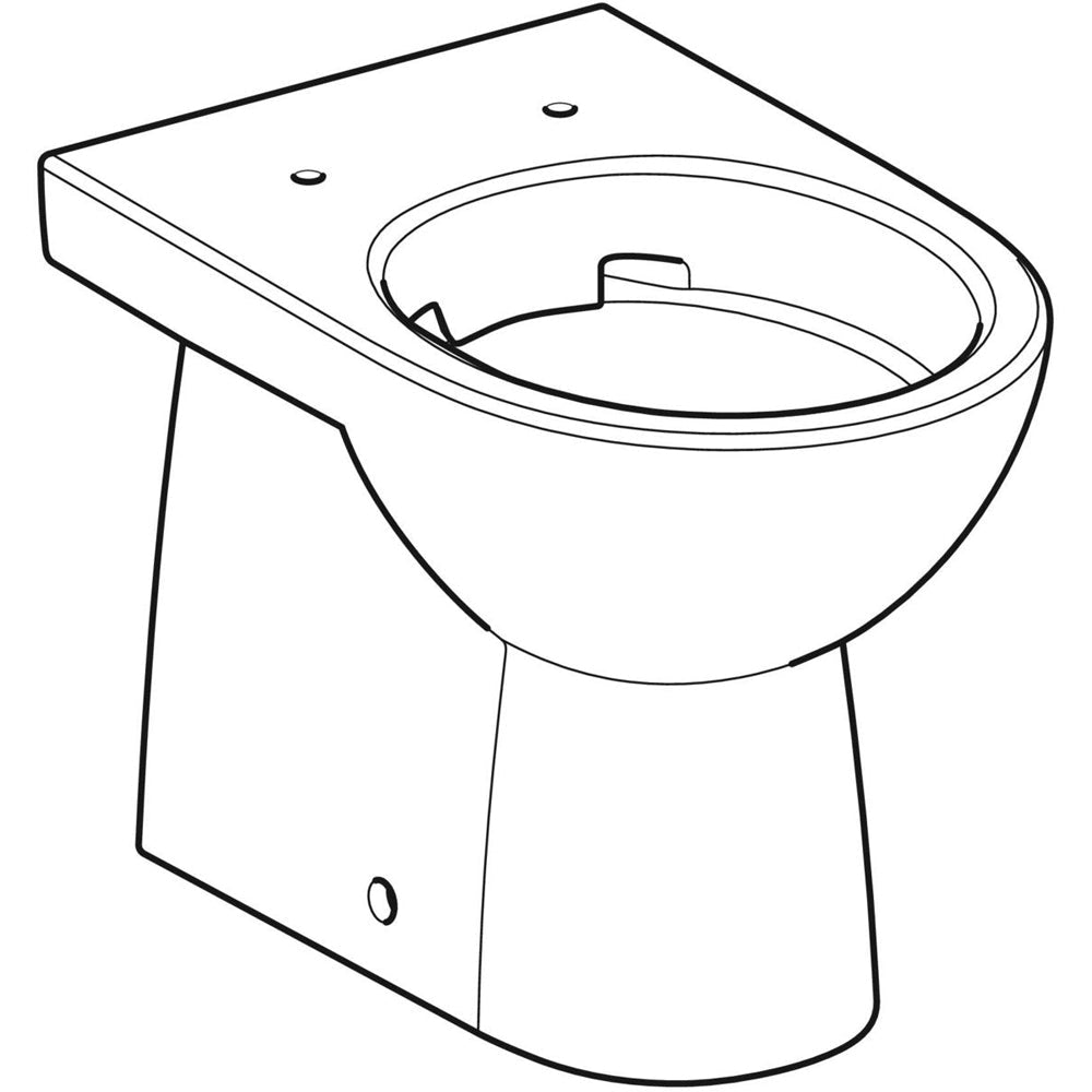 Vaso filo parete Selnova rimfree scarico universale — Geberit - HD casa