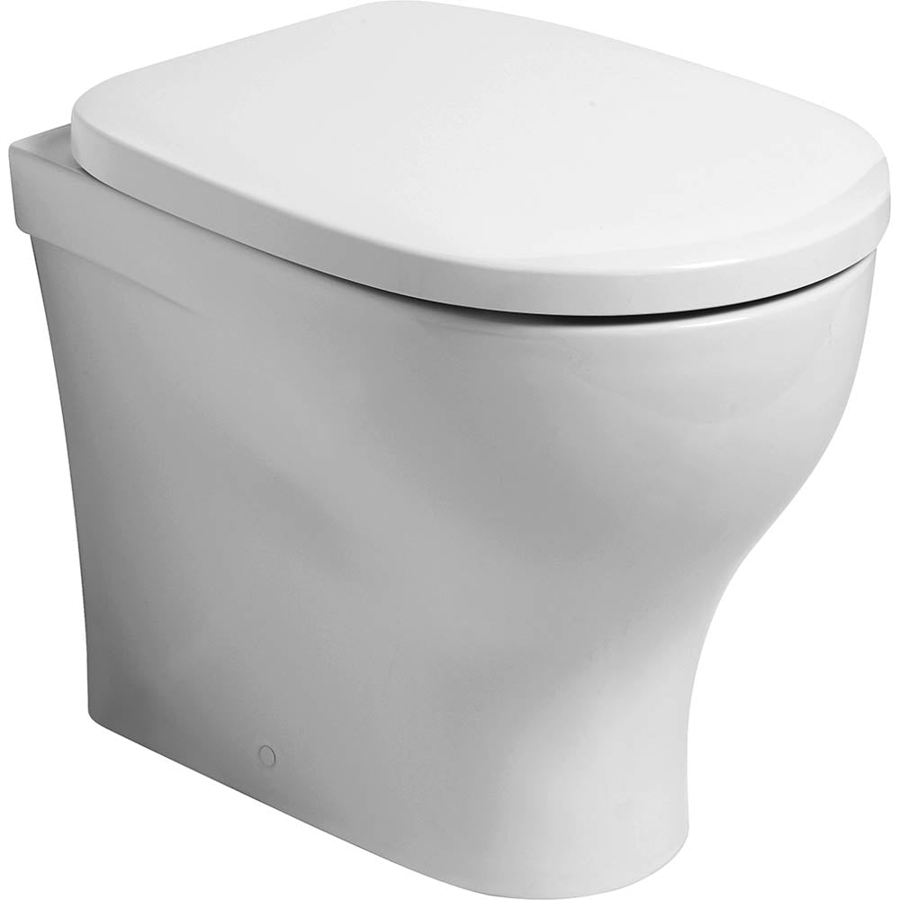 Vaso filo parete traslato Pratica rimfree scarico universale — Azzurra - HD casa