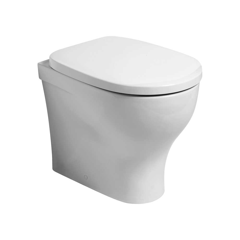 Vaso filo parete traslato Pratica rimfree scarico universale — Azzurra - HD casa