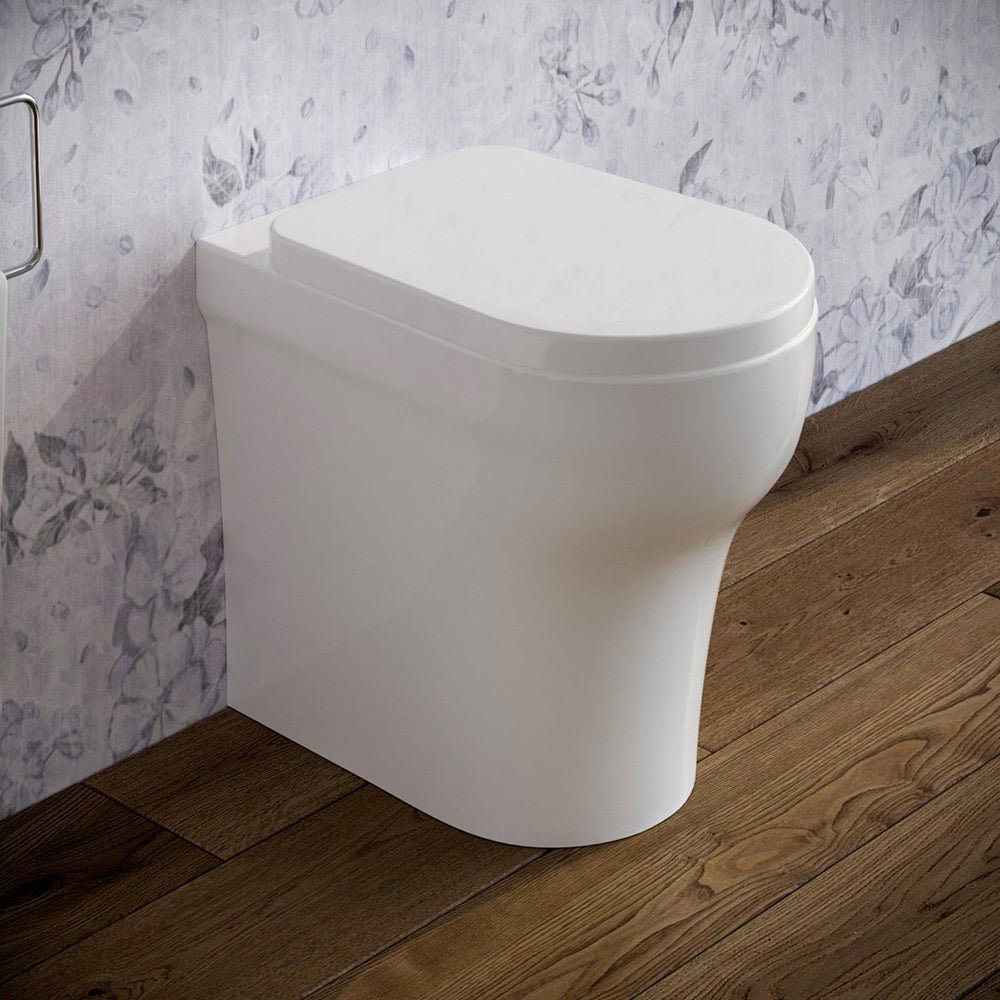 Vaso filo parete traslato Pratica rimfree scarico universale — Azzurra - HD casa