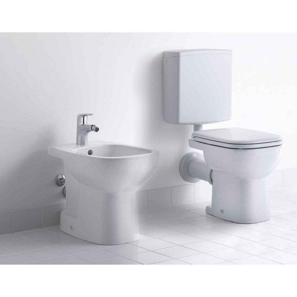 Vaso monoblocco D-code scarico a parete — Duravit - HD casa