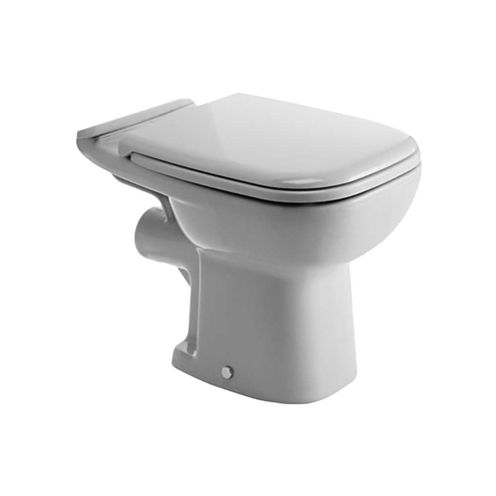 Vaso monoblocco D-code scarico a terra — Duravit - HD casa