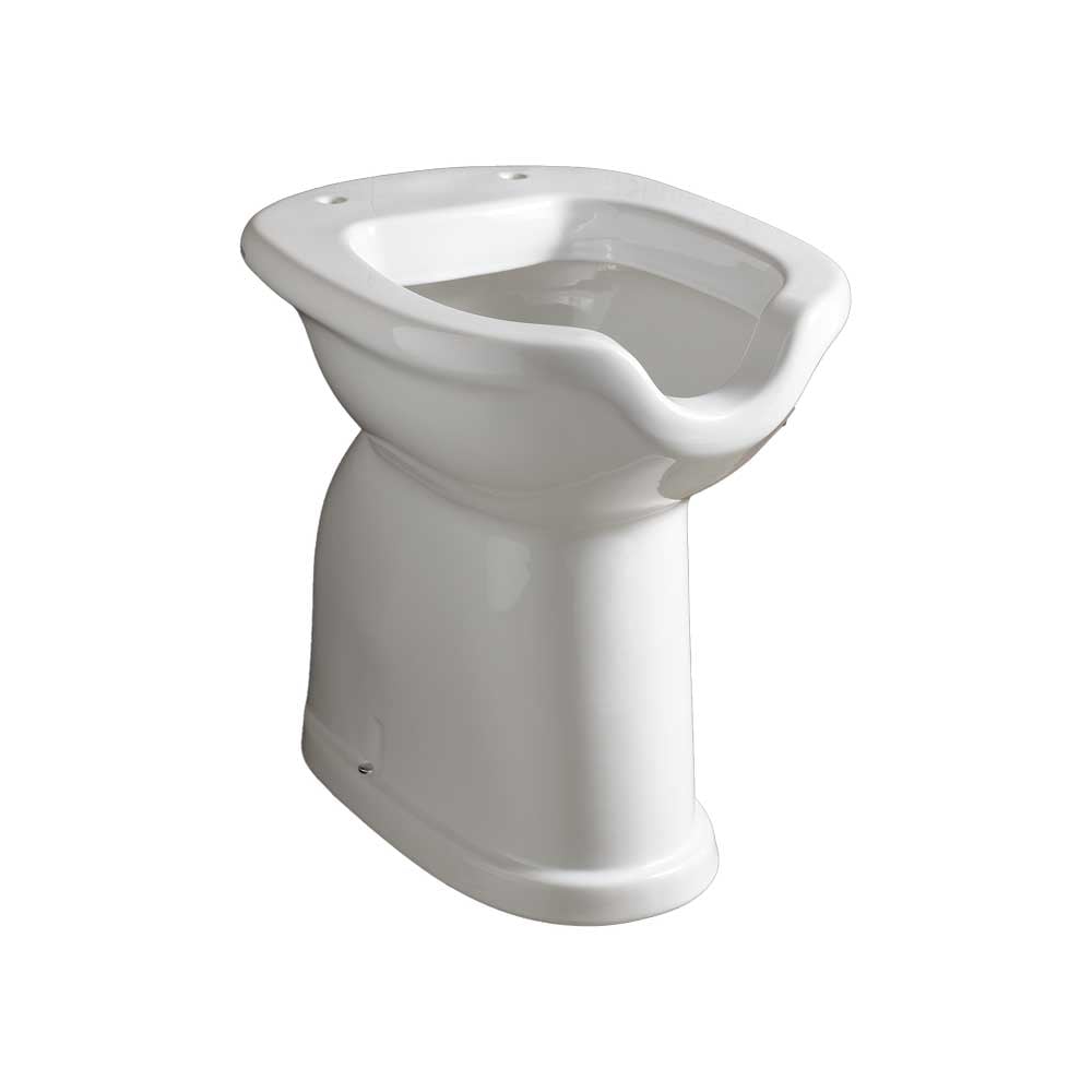 Vaso per disabile aperto H.50 scarico a terra - HD casa