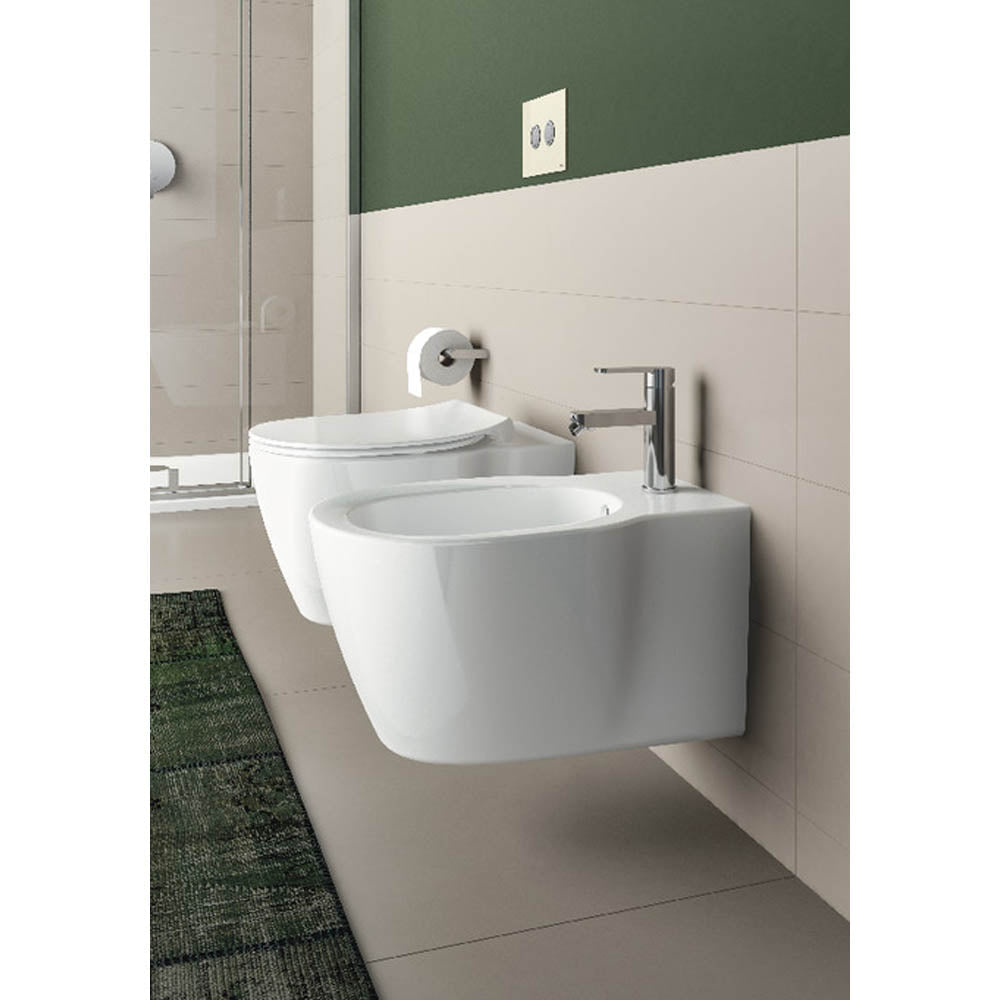 Vaso sospeso Connect aquablade con sedile chiusura normale — Ideal Standard - HD casa