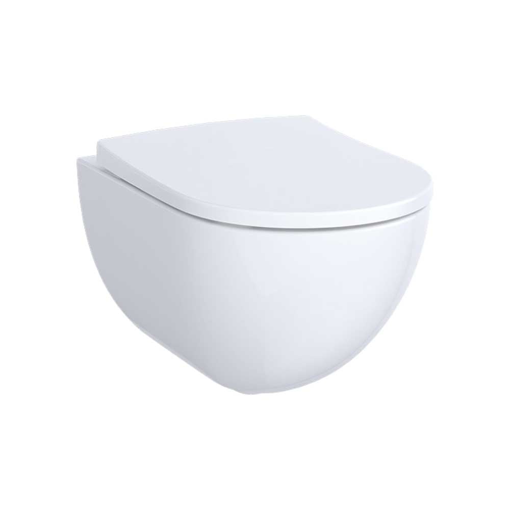 Vaso sospeso rimfree Acanto con sedile chiusura rallentata — Geberit - HD casa