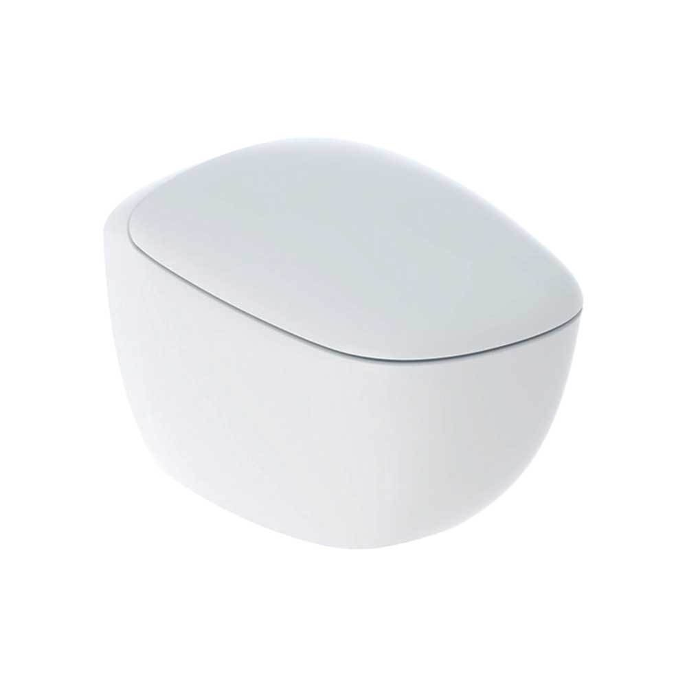 Vaso sospeso rimfree Citterio con sedile chiusura rallentata — Geberit - HD casa