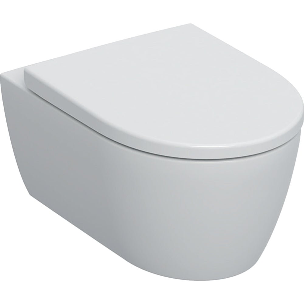 Vaso sospeso rimfree Icon con sedile chiusura rallentata — Geberit - HD casa