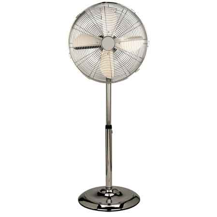 Ventilatore a piantana in metallo Ø 40 cm - HD casa