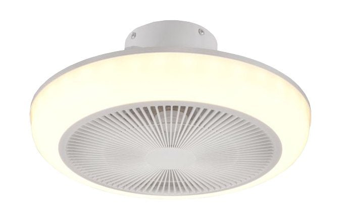 Ventilatore e plafoniera a soffitto Mjolby Ø 45 cm - HD casa