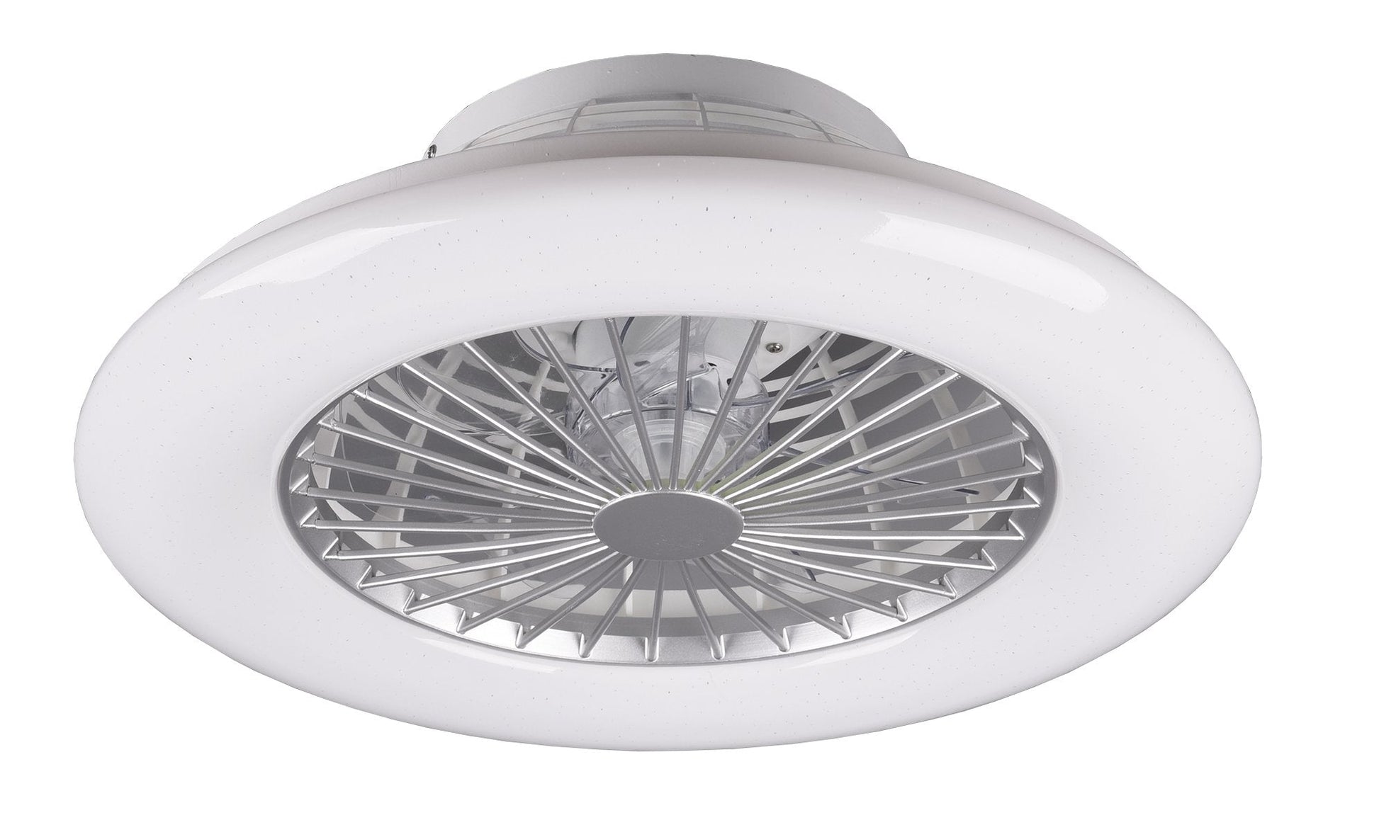 Ventilatore e plafoniera RGB a soffitto Stralsund Ø 50 cm - 26,8 watt, 2600lm - HD casa