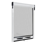 Zanzariera a rullo per finestra con cassonetto da 32mm 100x160cm bianca - HD casa