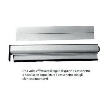 Zanzariera a rullo per finestra con cassonetto da 32mm 100x160cm bronzo - HD casa