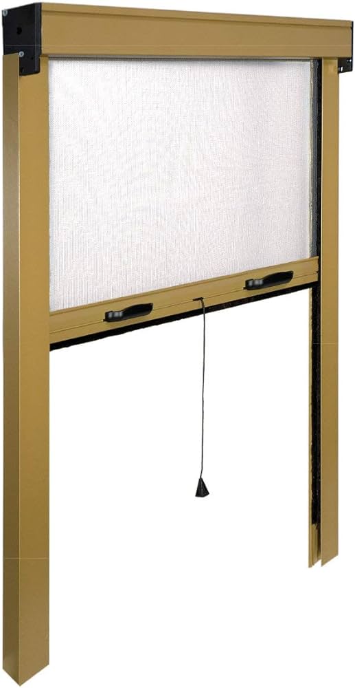 Zanzariera avvolgibile verticale 100x160 cm - colore bianco - HD casa