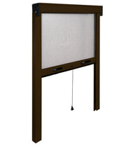 Zanzariera avvolgibile verticale 100x160 cm - colore marrone - HD casa