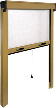 Zanzariera avvolgibile verticale 100x160 cm - colore marrone - HD casa
