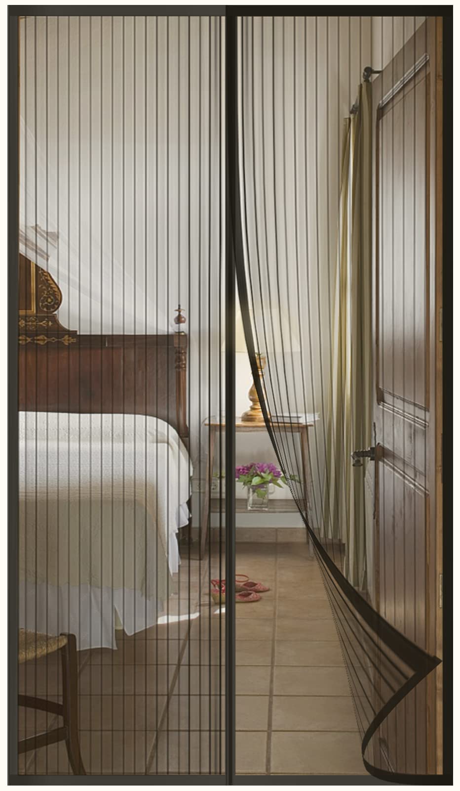 Zanzariera magnetica riducibile 140x250 cm - bianca - HD casa